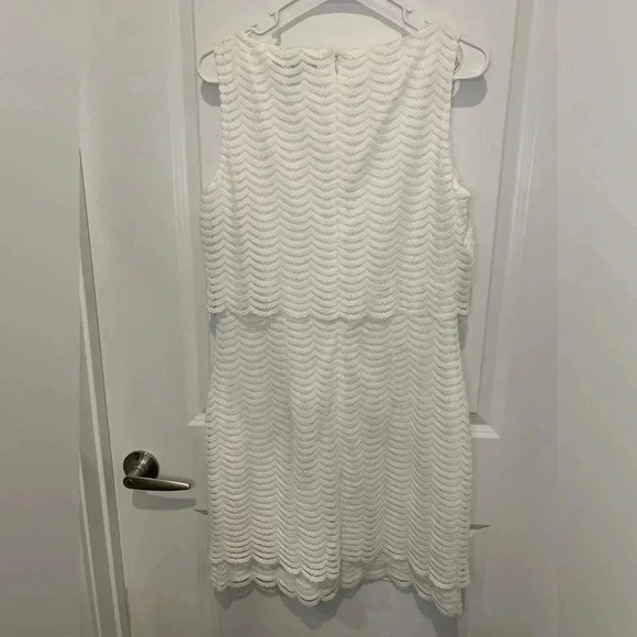 American Living Dresses & Skirts - American Living White midi lace dress Size 12 Cruise Beachy
